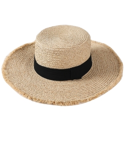Summer Straw Hat  HA320015 LTAUPE